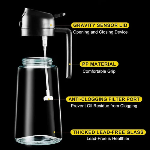 EcoMistX™ 500ml Precision Oil Dispenser