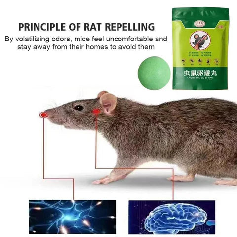 PestShield™ Powerful Rat Repellent Balls 🔥🔥 Of 1 ( 30 Goli)